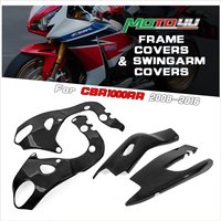 For HONDA CBR1000RR CBR 1000RR 2008-2016 Real Carbon Fiber Motorcycle Frame Covers and Swingarm Covers Protectors Full Edition