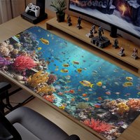 Underwater World Mouse Pad Gamer XL Computer Home Large Mousepad XXL Mouse Mat Playmat Carpet Natural Rubber Computer Mouse Mats