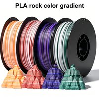250g 500g 1kg 3D Printer Filament PLA Rock Series Ore Red, Deep Sea Blue, Turquoise Green, Sunshine Orange 1.75mm Filament250gx4