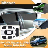 Magnetic Sunshade For Volkswagen VW Tiguan 5seats 2016-2023 2017 2018 L LWB Shield Windshield Curtain Window Visors Accessories