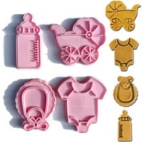 Cookie Cutter Press Tools Baby Shape 4 pieces set