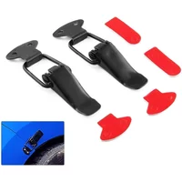 Small Bumper Security Hook Lock Clip Kit Universal Hasp For Racing Car Truck Hood Quick Release Fasteners
