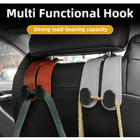 Soft Car Headrest Hooks Hanger for Bag Seat Back Organizer Holder Clips Auto Fastener Hooks Car Storage Hook Mobile Phone Holder