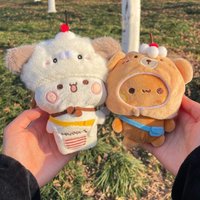 Cute Bubu and Dudu Panda Plush Doll Soft Anime Plushie Toy Kawaii Cartoon Fluffy Bear Toy Car Decor Christmas Birthday Gifts