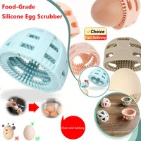Silicone Egg Washing Brush Specialized Egg Cleaner Tool Flexible Food Grade Scrubber for Farm Fresh Eggs Kitchen Use