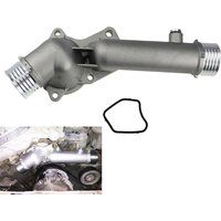 Thermostat Housing Coolant Outlet Water Neck Flange For BMW 5 7 E38 E39 520 528i Aluminum 11531740478 300 115 3102