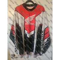AliExpress Honda Summer Moto Cycling Long Sleeved Tee Breathable Fox Racing Men's Honda Riding Jersey Quick Drying 3D Printed T-shirts