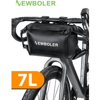 AliExpress NEWBOLER NEW 7L Bike Front Tube Bag Waterproof Bicycle Handlebar Basket Pack Cycling Front Frame Pannier Bicycle Accessories