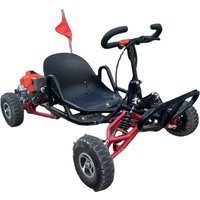 Powerful Double-decker Steel Frame Design Off-road Petrol Go Kart ATV 4 Wheels Adult Kids Drift Racing Car