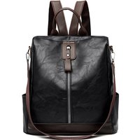 Fashion Anti-theft Women Backpacks Famous Brand High Quality PU Leather Travel Backpack Ladies Large Capacity Shoulder Handbags