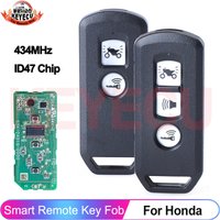 KEYECU Keyless Remote Key Fob 434MHz ID47 For Honda K35V3 ADV SH 150 Forza 750 300 125 PCX150 2017 2018 2019 Motorcycle Scooter