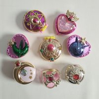 Sailor Moon Gashapon Toys Tsukino Usagi Communicator Cosmetic Box Delicate Action Figure Ornament Bulk Toys Children Gifts