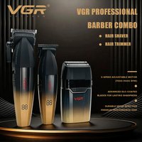 VGR Trimmer Professional Electric Shaver Cordless Clipper Barber Hair Cutting Machine Metal Trimmer for Men V-003 V-906 V-308