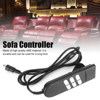6 Button Sofa Controller Chair Hand Control Switch for Home Appliance Adjustable Bed 5‑pin (male) Chair Controller
