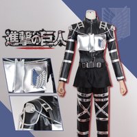Attack on Titan Cosplay Costume Mikasa Eren Jaeger Scout Regiment Top Pants Halloween Party Performance Costume Set