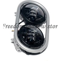 AliExpress NONE Motorcycle Double Headlight LED Headlamp 12V For Honda Monkey Bike BAJA Z50R