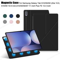 Magnetic Case For Samsung Galaxy Tab S10 Ultra 14.6 S10 FE Plus 13.1" S10+ S9+ 12.4" S9 FE 10.9 S8 S7 11 inch Tablet Smart Cover