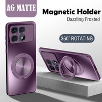 For Xiaomi 17 Pro Max 15 15T 14 14T 13 13T 12 12 Pro Ultra Case Hard Matte Ring Magnetic Protective Back Cover Case Phone Shell