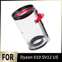 Large Dust Bin Replacement For Dyson V10 SV12 Vacuum Cleaner Canister Parts Dust Bin Base Lid Top Fixed Sealing Ring Accessories