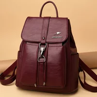 Bagpack Luxury Women Backpack Soft Leather Backpacks for Teenage Girls Female School Shoulder Bags for Women 2025 Mochila Sac