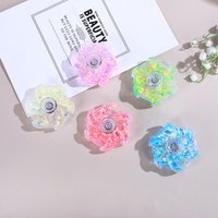 Fidget Spinner Rustling Portable High Rotational Speed Petal-like Spinning Gyro Colorful Sequined Desk Stress Relief Toy Gifts