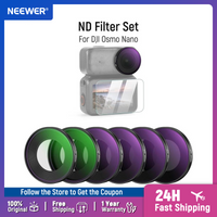 NEEWER ND Filter Set for DJI Osmo Nano (ND8/16/32/64/UV/CPL), Screw On Action Camera Lens Filter Multicoated Accessories
