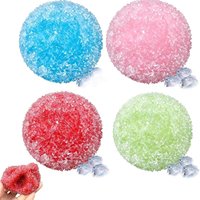 1 Portable Ice Cream Extrusion Ball - A moldable toy with a creased sound effect, suitable for relieving stress.
