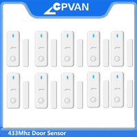 CPVAN Drahtloser 433-MHz-Türsensor/Fenstersensor nur für CP10/CP10 Pro/CP10 Pro LoRa/SN30W Hausalarmsystem