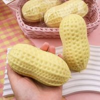 Peanut Stress Ball Crunchy Squeeze Ball Squishy toy Buttery-Soft Feel Fidget Toy ASMR Sensory Anti Stress Toys party favor gift