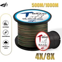 2025 new arrival ThornsLine PE X4/X8 500m/1000m Strands Braided Super Strong Wear resistant Multifilament Sea Saltwater Wire