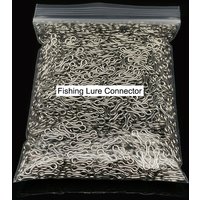 1000pcs Stainless Steel Carp Splay Rings Swivel Buckle Lure Leader Sinker Eyes Connector Fishing Gear Tackle Accessories Pesca