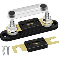 DaierTek 300 Amp ANL Fuse Block with 300A ANL Fuse Max 500A for Truck Automotive Marine