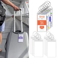 5-20PCS Cruise Tags Luggage Etag Holders for Princess, Carnival, Costa, Holland America, P&O, Norwegian Cruise Ships