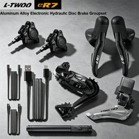 LTWOO eR7 Wireless Electronic Groupset, Aluminum Alloy Hydraulic Disc Brake, 10/11/12 Speed, for Road Bikes