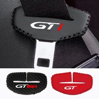 2pcs Car Safety Seatbelt Buckle Anti-scratch Belt Buckle Protective Cover For Peugeot GT GTI GTLINE 3008 5008 4008 3008 308 208