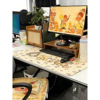 W-Winnies The Poohs Mouse Pad Computer Mat Deskpad Laptop Keyboard Mat Office Large Landscape Mousepad