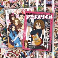 10/30/60pcs Caroon K-ON!Anime Small Poster Stickers Cute Decoration Sticker Water Bottle Phone Diary Kawaii Hirasawa Yui Decals
