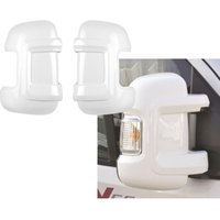 2Pcs For Fiat Ducato Peugeot Boxer Relay Long Arm Rearview Mirror Covers Car Rearview Mirror Protective White Covers