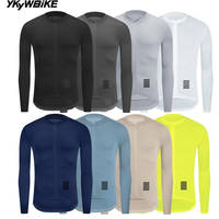 AliExpress YKYWBIKE Long Sleeve Thin Cycling Jersey Men Classic Solid Color Pro Road Bike Race Tops Breathable Bicycle Shirt Male Jersey