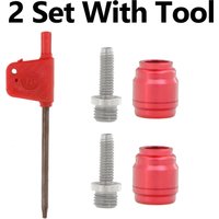 2 SET Bike Hydraulic Disc Brake Oil Needle Olive Head Suit Replacement Olive Head Oil Needle for SRAM Stealth-a-majig