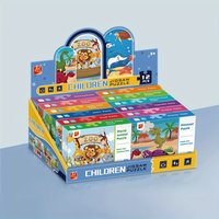 Kid's educational puzzles 12 sets, Kid's primary 24PCS learning and educational puzzle toys, Christmas/birthday gifts