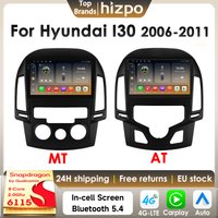 Hizpo 2Din Carplay Android Auto Radio Für Hyundai I30 i30 AT MT 2006-2011 Auto Multimedia Player Navi GPS 4G-LET BT DSP RDS 6115