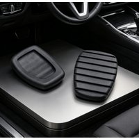 2Pcs For Renault Modus Trafic Twingo Kangoo Clio Espace Scenic Laguna Vel Satis Megane Car Clutch Brake Rubber Pedal Pad Cover