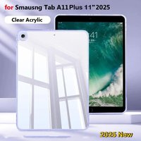 2025 for Smausng Galaxy Tab A11 Plus S11 11" 8.7 X133 A9 X110 S10 Lite FE 10.9" S9 + 12.4 Cover Clear PC Acrylic Shockproof Case