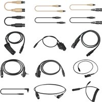 Radio PTT V20 V60 DUAL Walkie Talkie KN6 Connection Data Conversion Cable for AMP/C3 U174/uNATO Etc Standard Headsets
