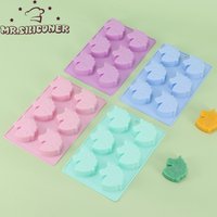 Unicorn Head Cupcake Mold Non-stick Silicone Mould For Party Cake Soap Baby Shower Jello Kids' Birthday Topper Decorating Tools
