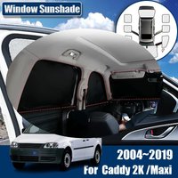 For VW Caddy 2K Accessories Volkswagen Maxi MK3 2004~2019 Car Window Sunshade Anti-UV Visor Blind Covers Camper Interior Parts