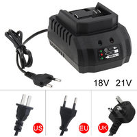 Li-ion Battery Charger Quick Charge 18V 21V Power Tools Portable Charger US/UK/EU Plug for Makita BL1415 BL1815 BL1830 BL1850