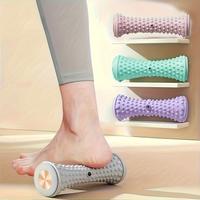 1Pc Plastic Foot Massage Roller, Rough Surface Deep Tissue Massager, Manual Roller for Yoga Fitness Home Use