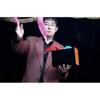 Silk Fountain Box 2 Magic Tricks Instant Silk Production Box Visual Fountain Effect Appears from Empty Box Stage Parlor Close Up